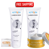 Astroida Carbon Cleansing Mask 2Pcs+Day Cream SPF50 100ml (Free Shipping)
