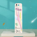 DORCO Tinkle Everglow Eyebrow & Face Razors – 3 Pieces