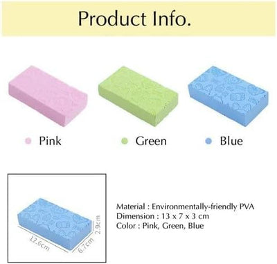 Exfoliating sponge dead skin remover random colors - Astroida