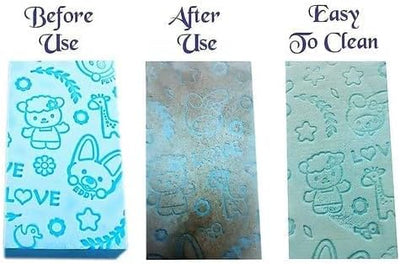 Exfoliating sponge dead skin remover random colors - Astroida