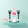 مجموعة استرويدا Max-Glide للحلاقة – جل واحد + ماكينتان بـ ٦ أمواس