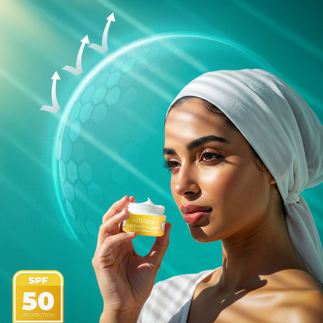 استرويدا كريم اشراقه النهار الفوريه (اشراقه وتفتيح وحماية من الشمس) SPF 50 -جديد- 100 مل