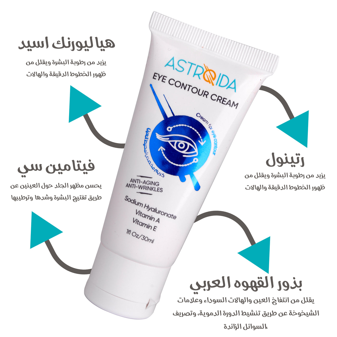 Astroida Eye Contour Hydrating Cream - Astroida