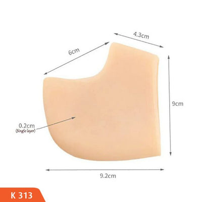 Silicon Heel anti-crack 2 Pieces - Astroida