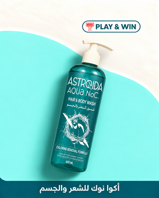 Astroida Aqua NoC. 2in1 Hair & Body Wash 400ml — mint and cream Play & Win campaign
