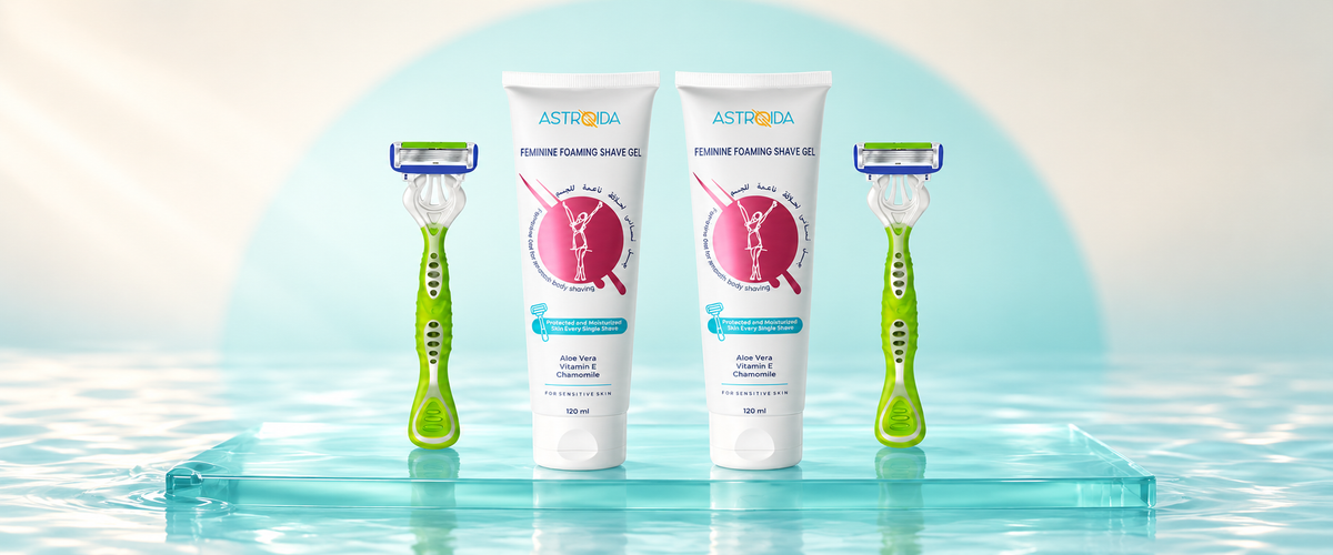 Women’s Shaving & Intimate Care — wide desktop catalogue artwork