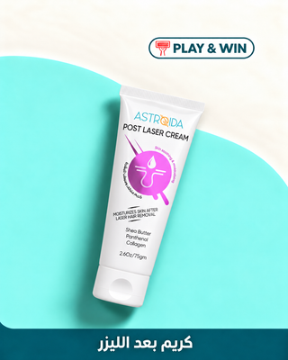 Astroida Post Laser (After Hair Removal) Cream — mint and cream Play & Win campaign